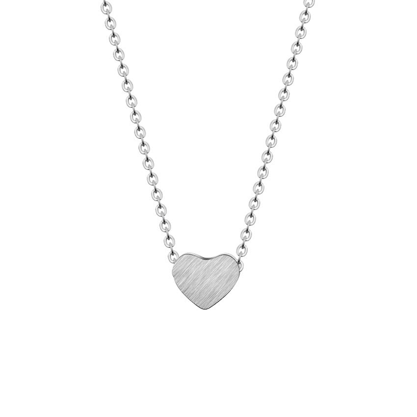 Valentine's Day Romantic Heart Pendant Necklace