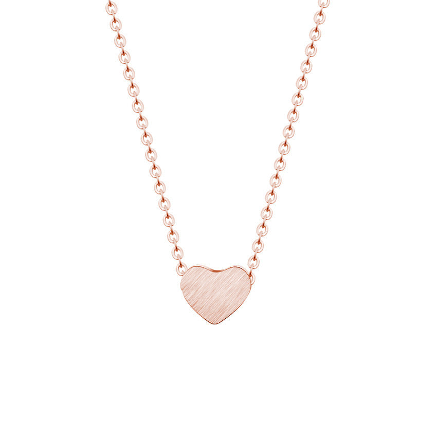 Valentine's Day Romantic Heart Pendant Necklace