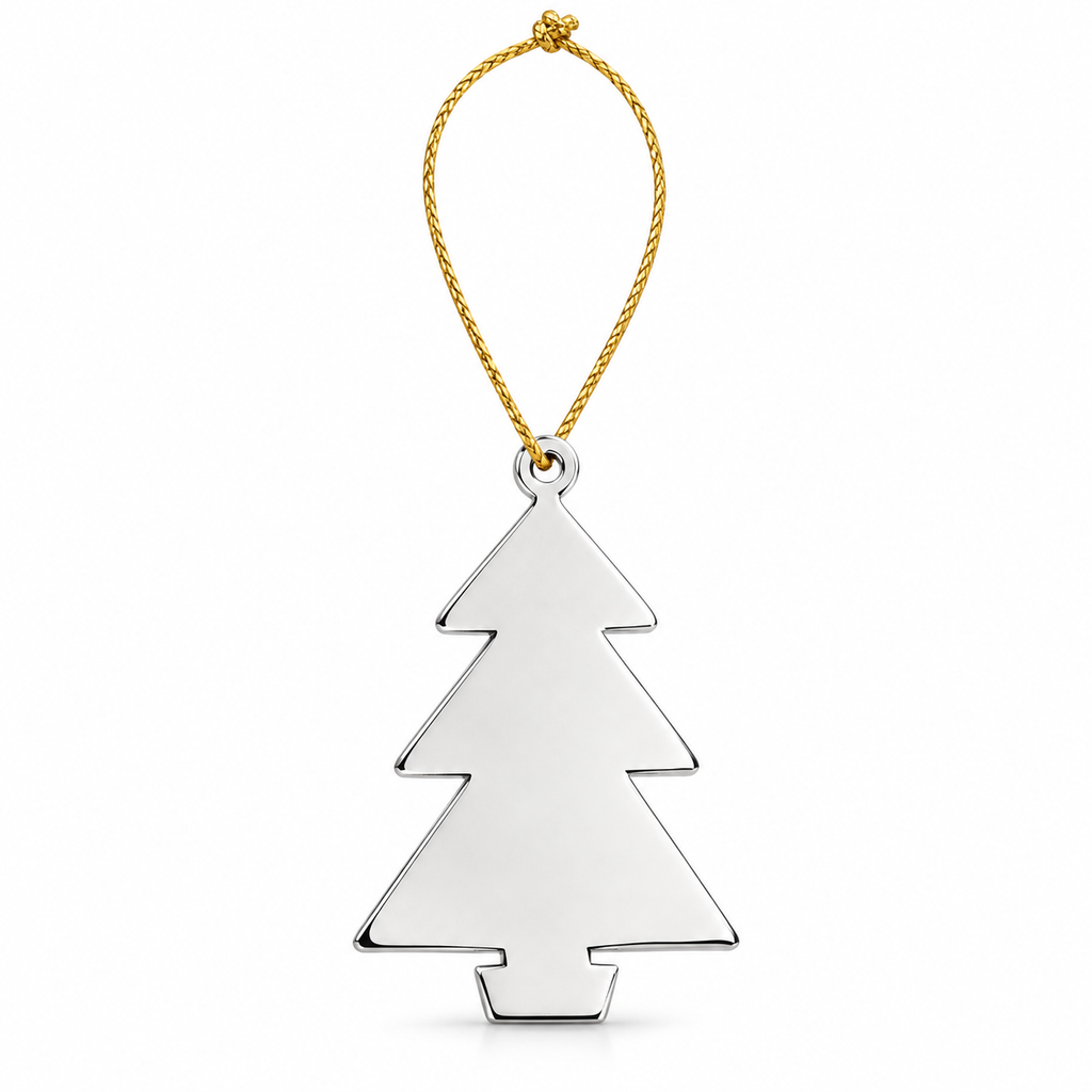 Personalized Christmas Tree Photo & Text Engraving Ornament