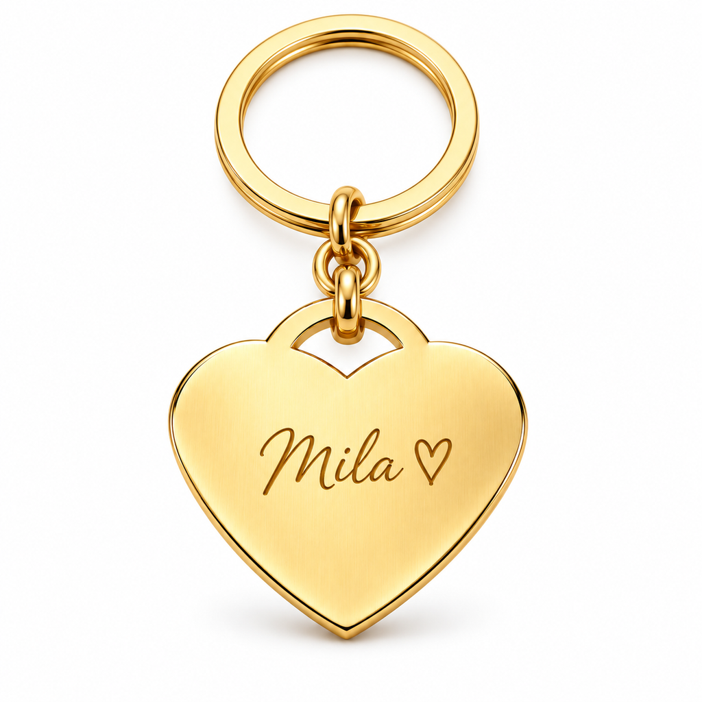 Personalized Heart Photo & Text Engraving Pendant