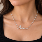 Custom Name Necklace – 925 Sterling Silver | Handmade Personalized Gift