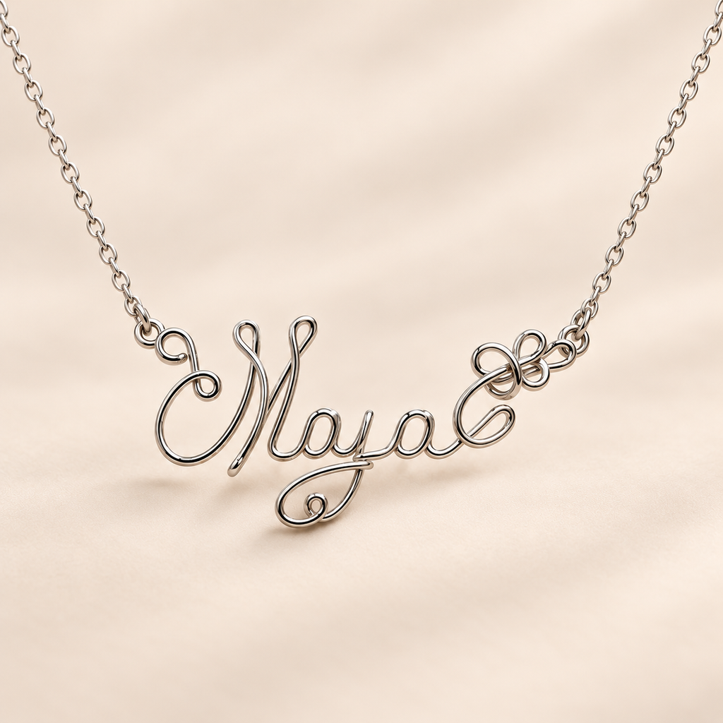 Custom Name Necklace – Stainless Steel