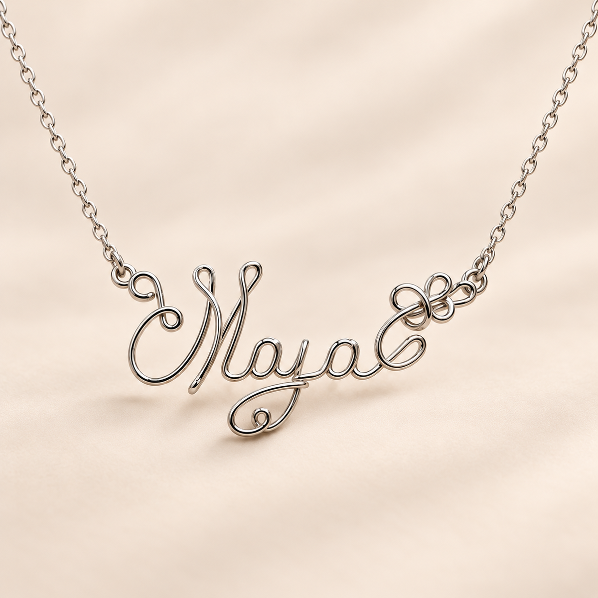 Custom Name Necklace – Stainless Steel