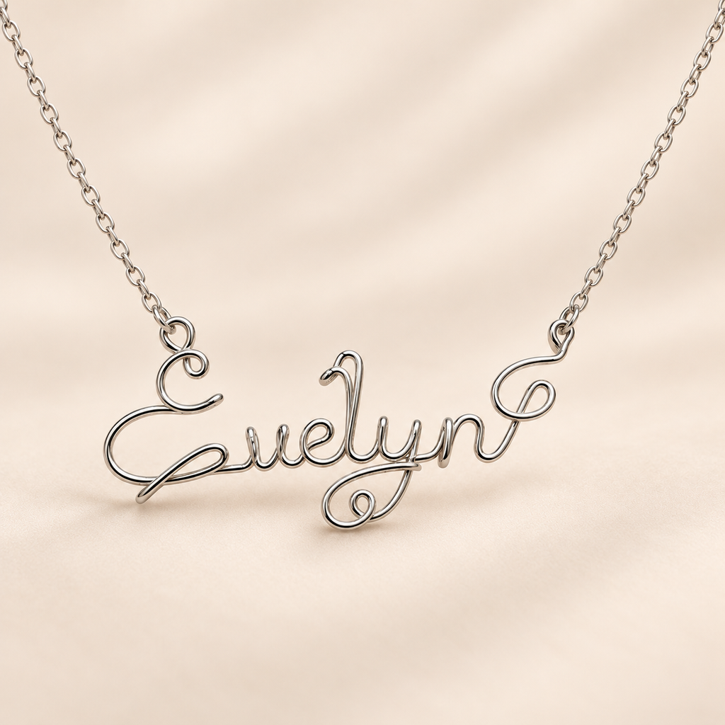 Custom Name Necklace – Stainless Steel