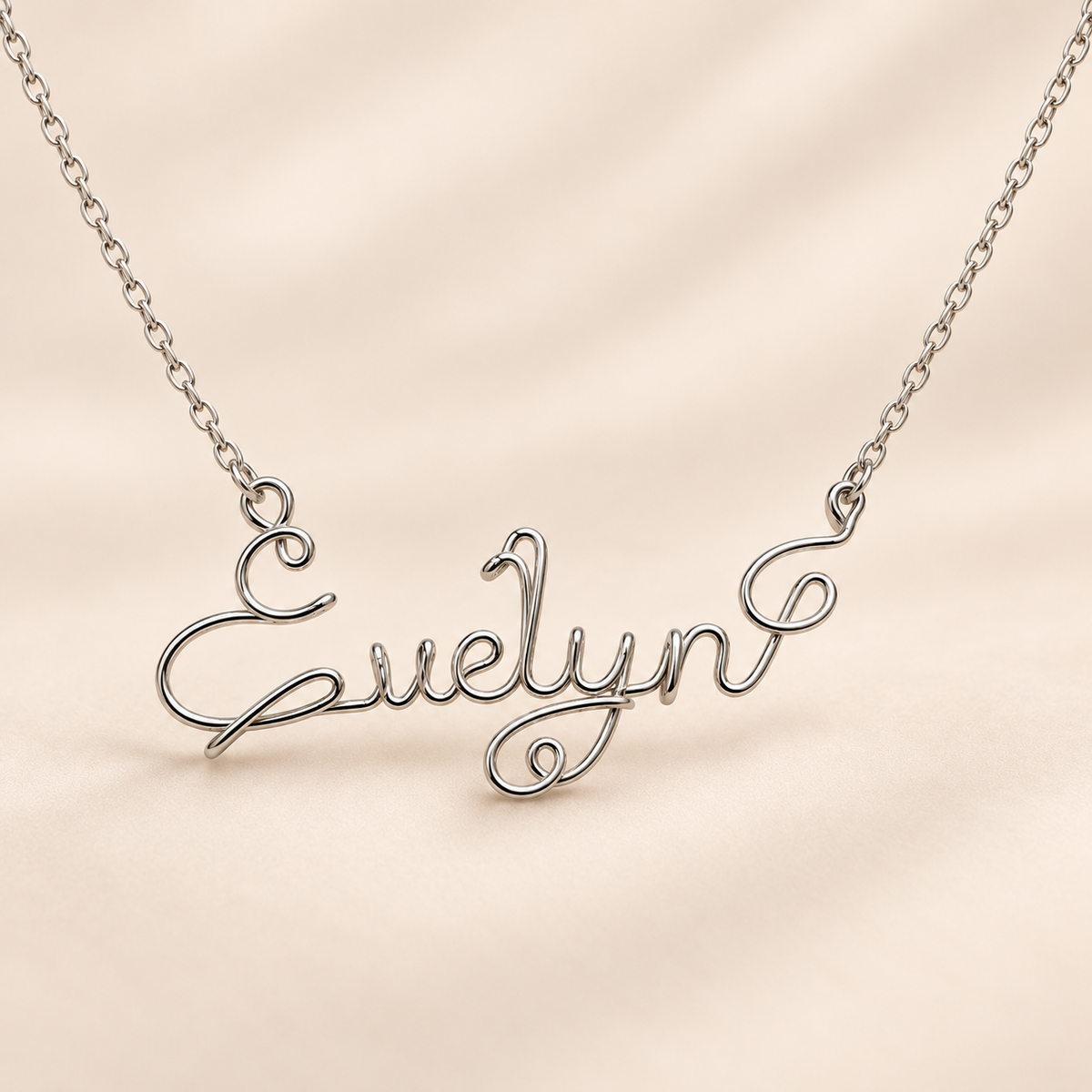 Custom Name Necklace – Stainless Steel