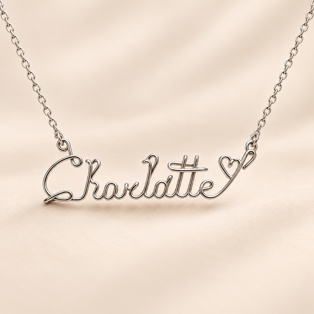 Custom Name Necklace – Stainless Steel