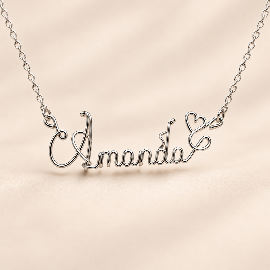 Custom Name Necklace – Stainless Steel