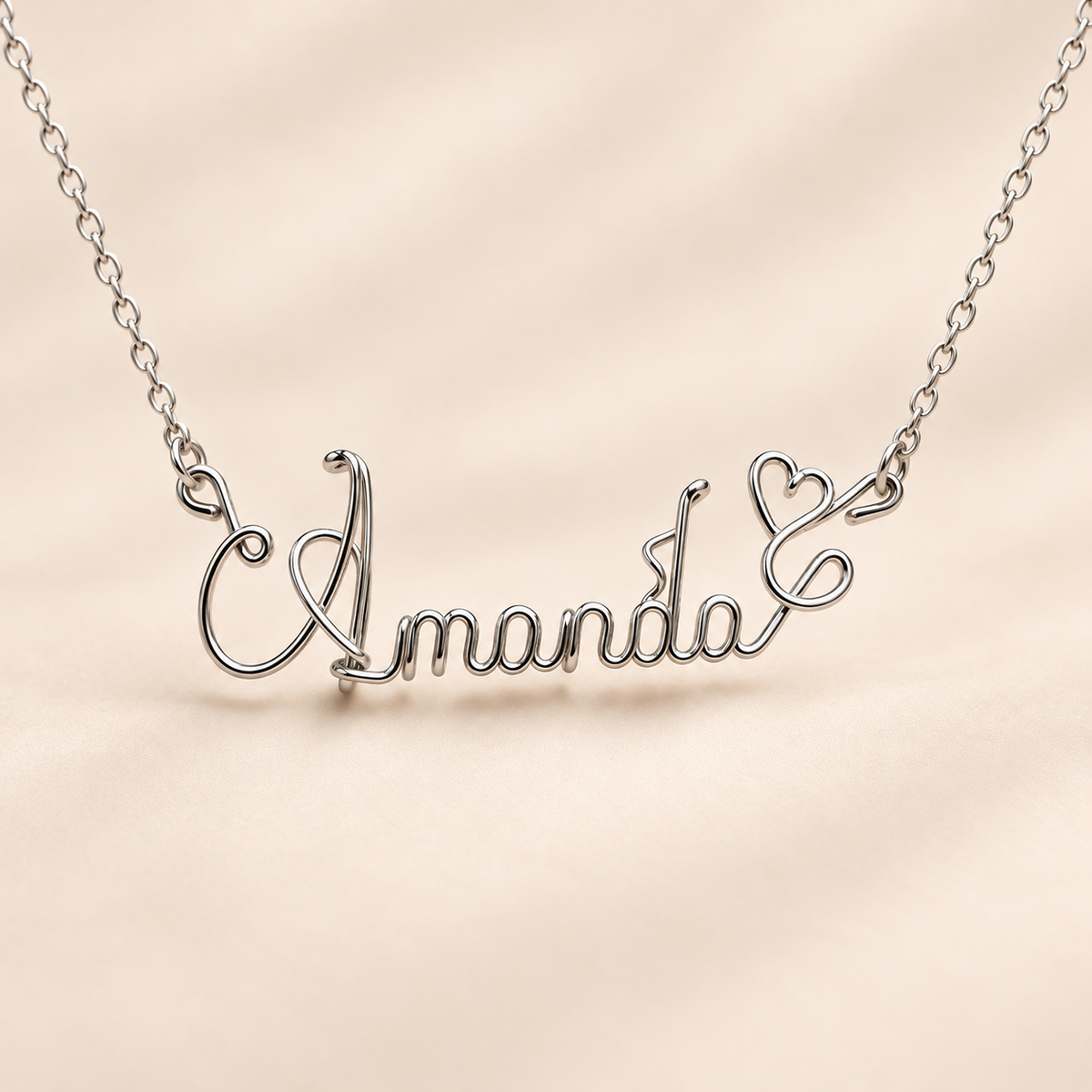 Custom Name Necklace – Stainless Steel