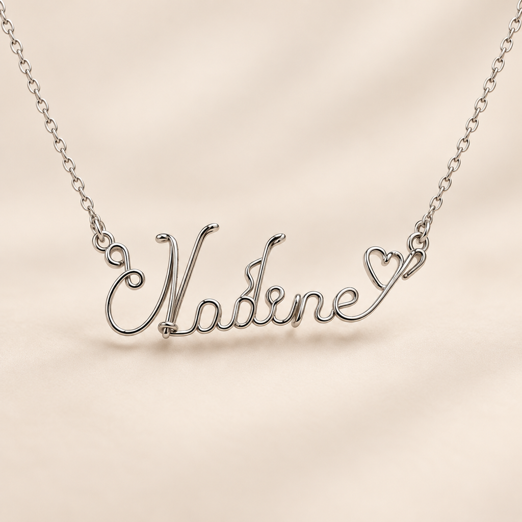 Custom Name Necklace – Stainless Steel