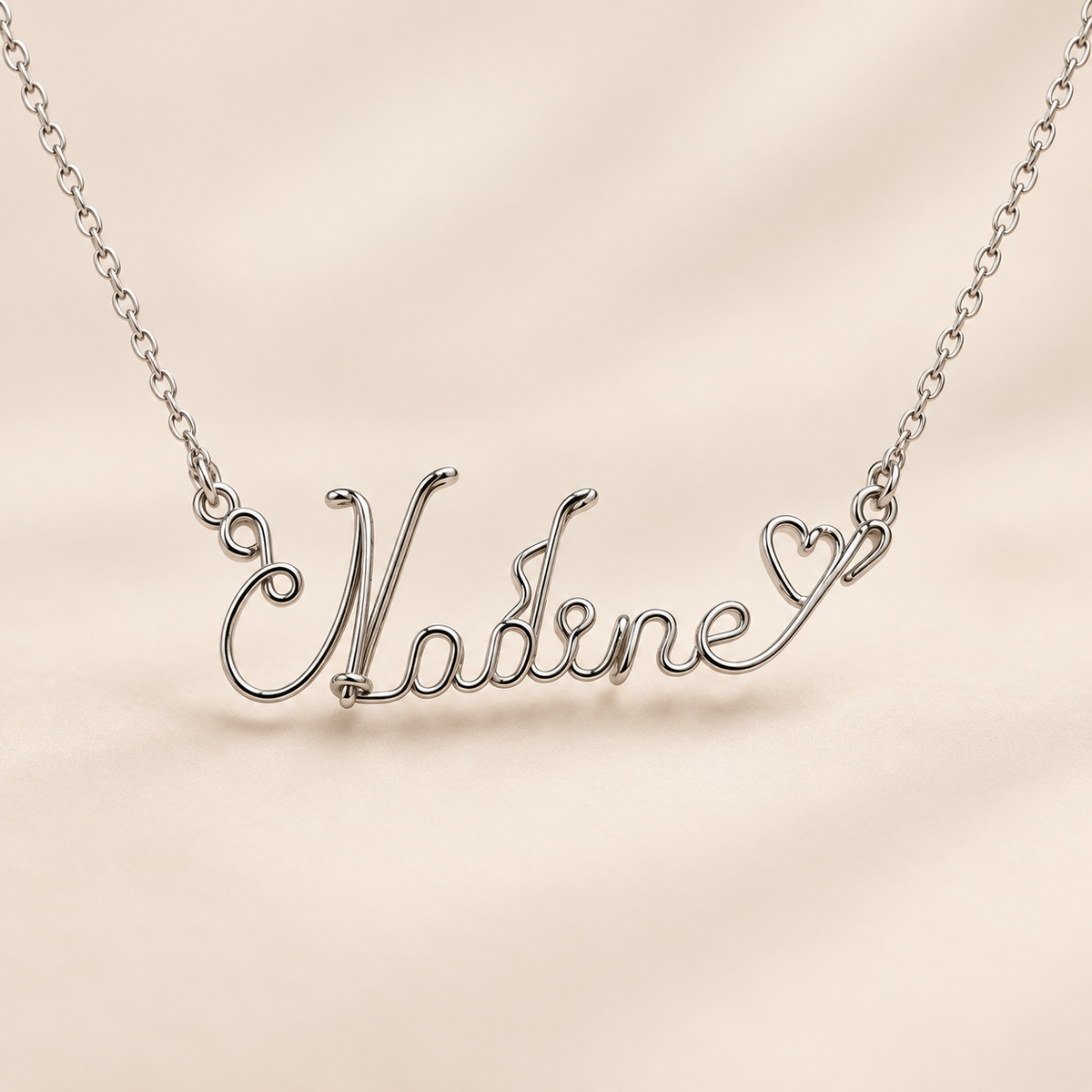 Custom Name Necklace – Stainless Steel