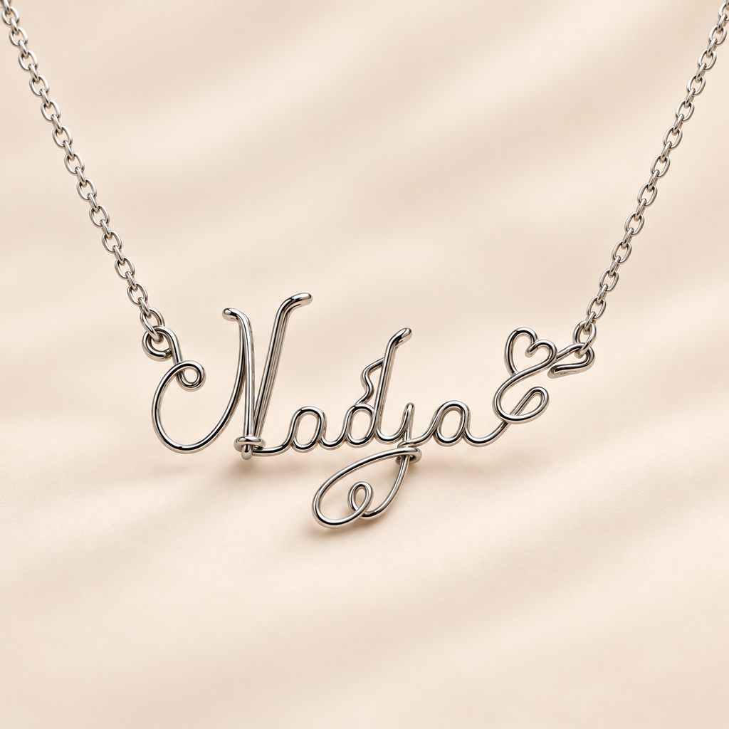 Custom Name Necklace – Stainless Steel