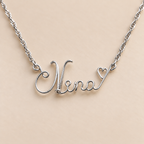 Custom Name Necklace – 925 Sterling Silver | Handmade Personalized Gift