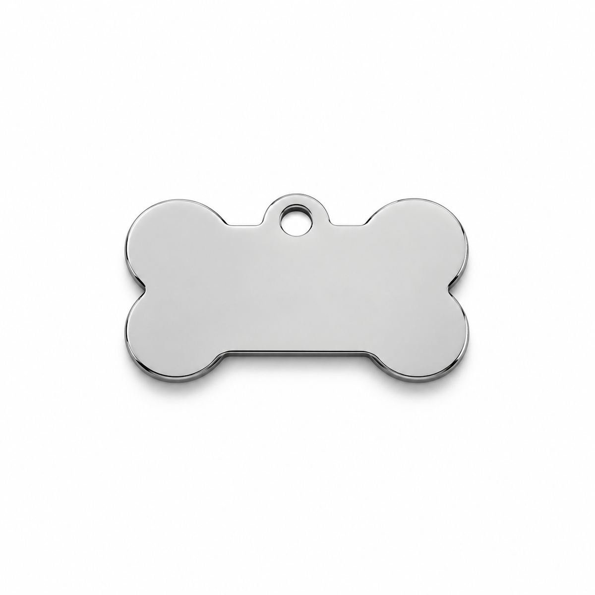 Personalized Bone-Shaped Pet Tag – Photo & Text Engraving