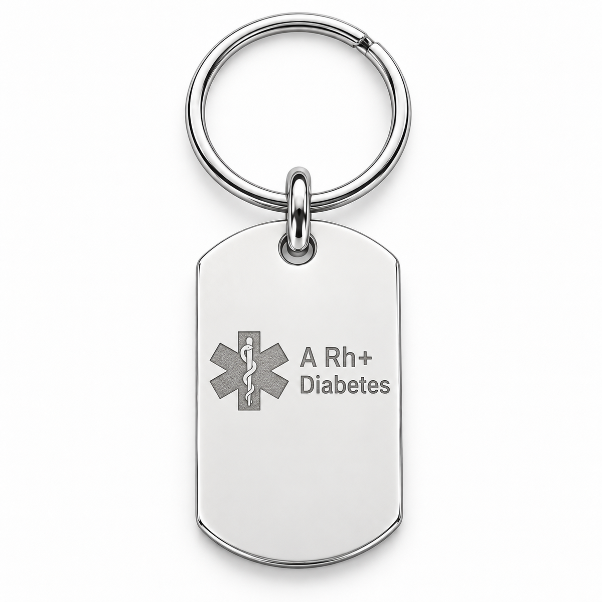 Personalized Rounded Tag Photo & Text Engraving Pendant