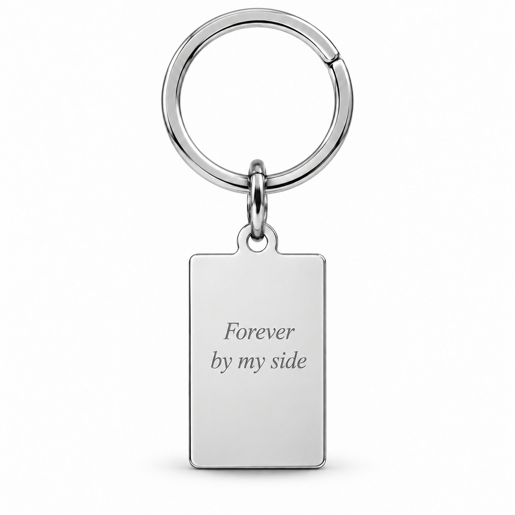 Personalized Elegant Tag Photo & Text Engraving Pendant