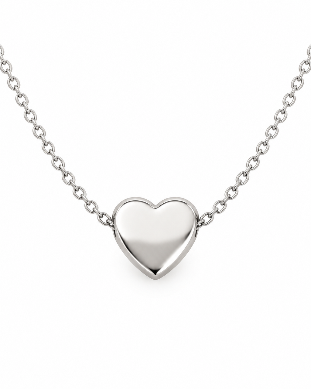 Personalized Small Heart Photo & Text Engraving Pendant