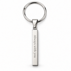 Personalized Engraved Bar Pendant – Stainless Steel