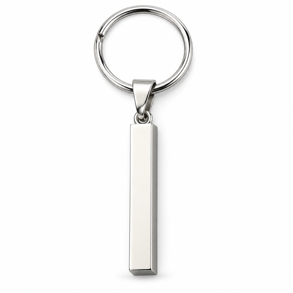 Personalized Engraved Bar Pendant – Stainless Steel