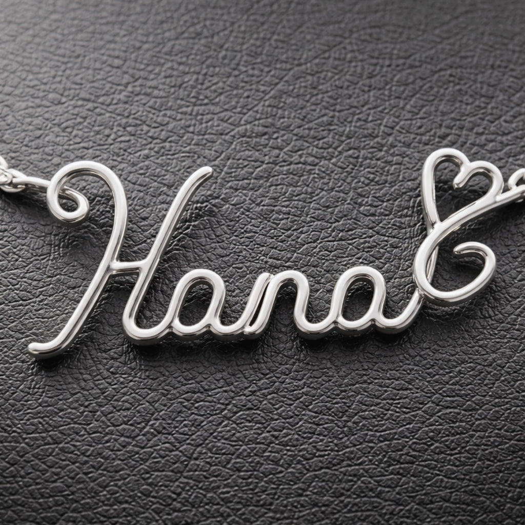 Custom Name Necklace – 925 Sterling Silver | Handmade Personalized Gift