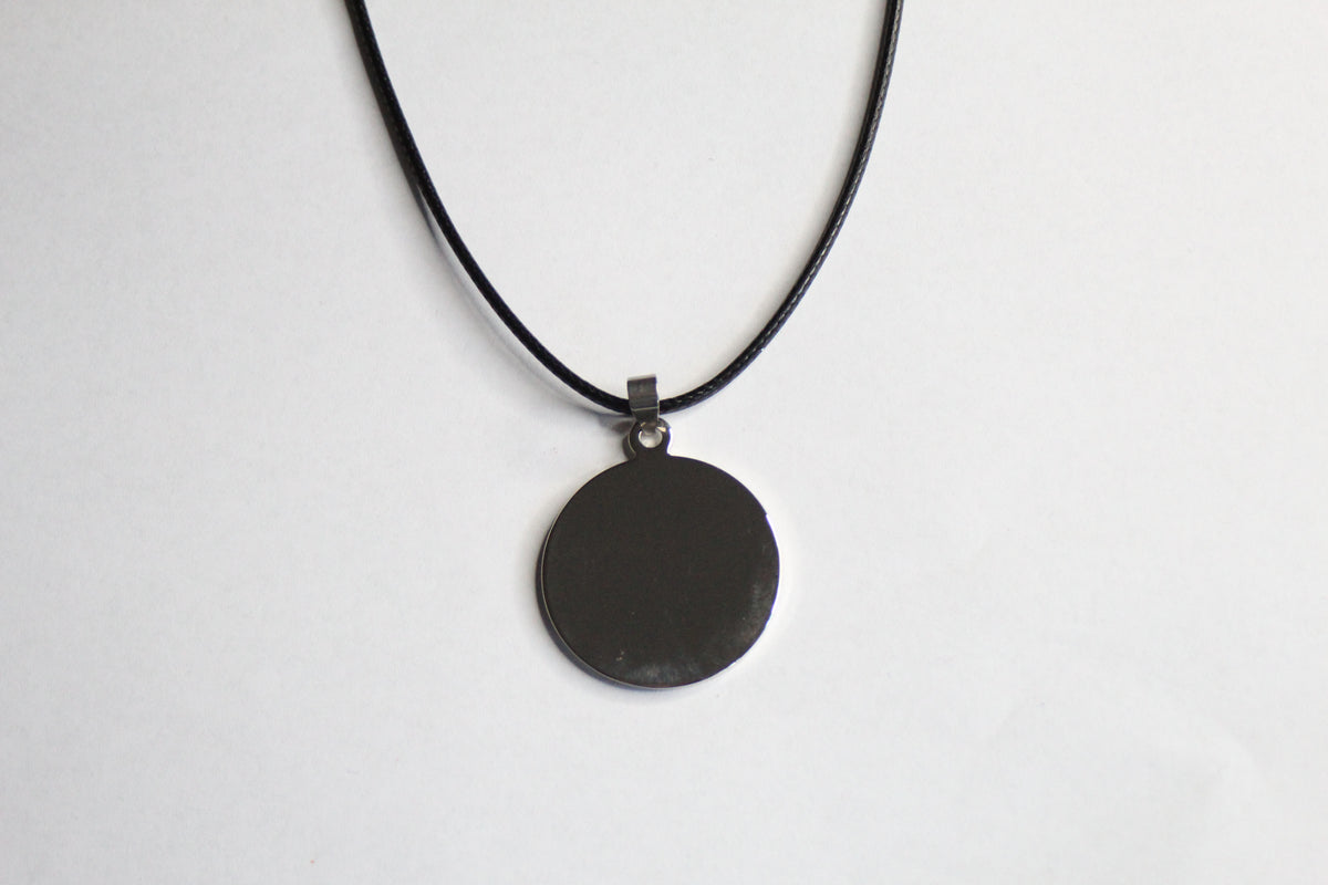 Personalized Round Disc Necklace – Custom Engraving