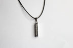 Personalized Engraved Bar Pendant – Stainless Steel
