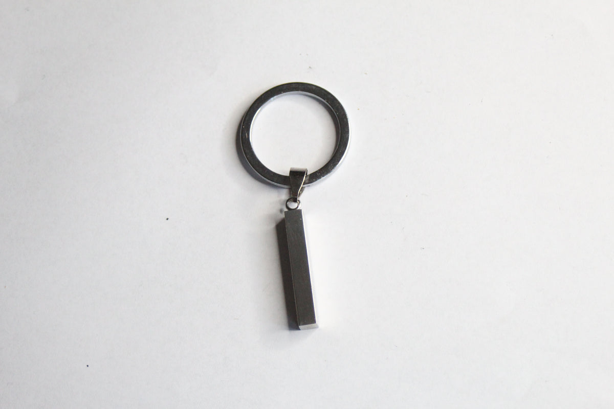 Personalized Engraved Bar Pendant – Stainless Steel
