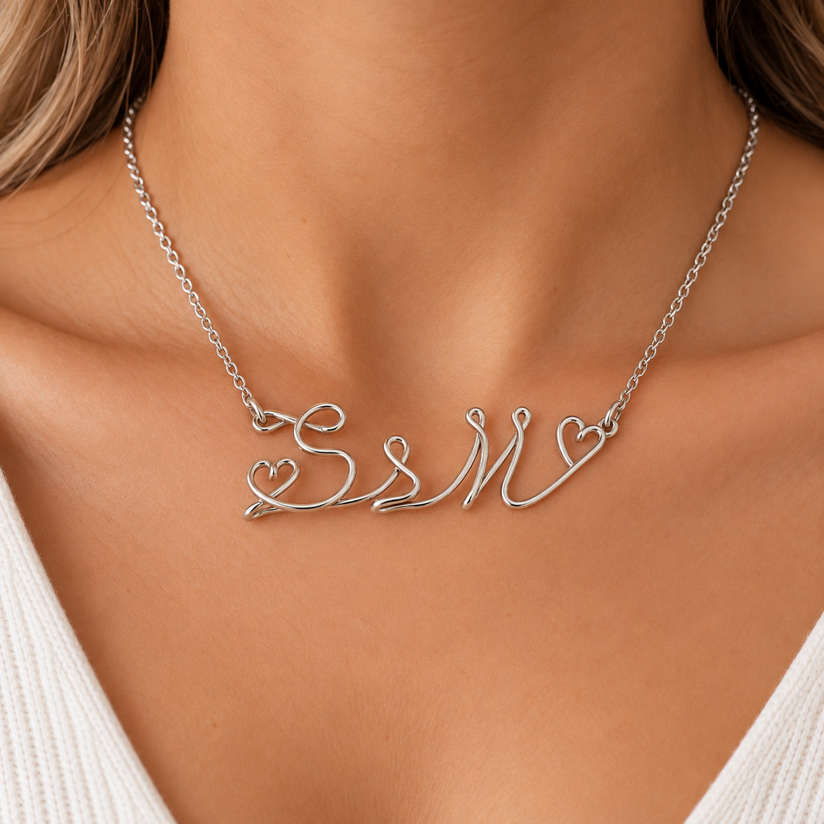 Custom Name Necklace – Stainless Steel