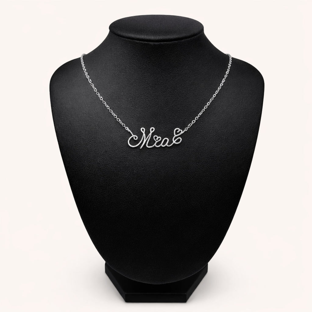 custom name necklace stainless steel personalized jewelry
