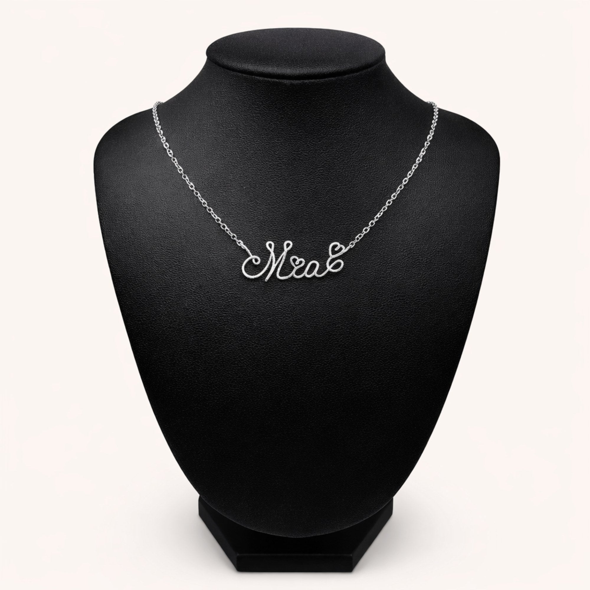 custom name necklace stainless steel personalized jewelry