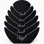 handmade custom name necklace sterling silver jewelry