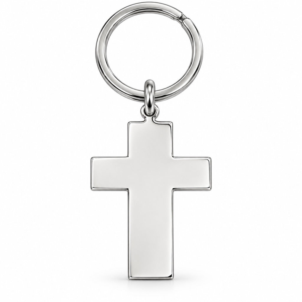Personalized Cross Photo & Text Engraving Pendant