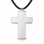 Personalized Cross Photo & Text Engraving Pendant