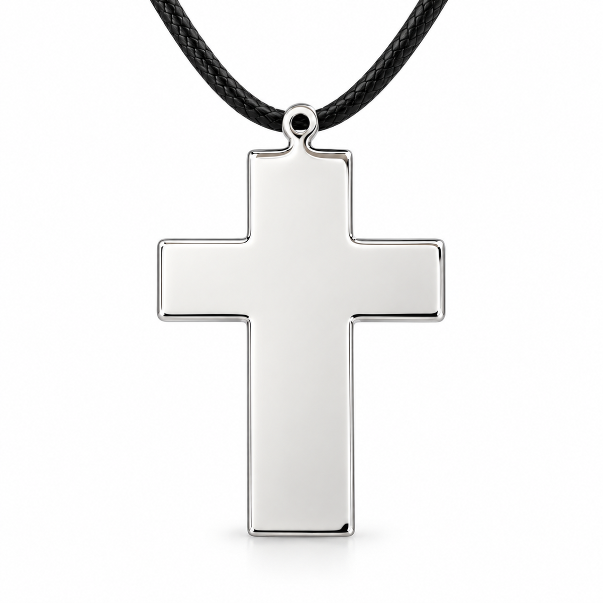 Personalized Cross Photo & Text Engraving Pendant