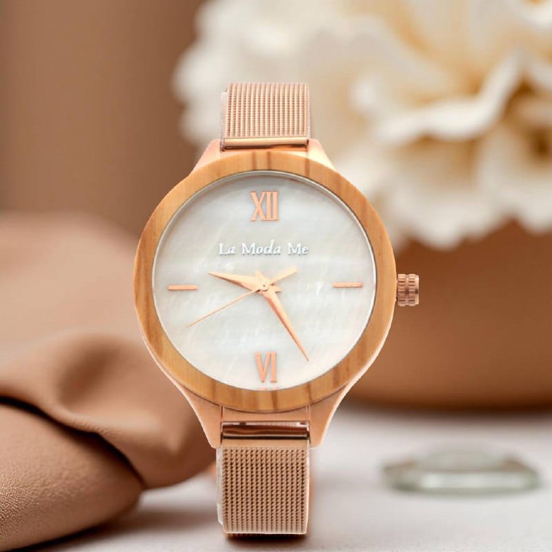 Watch Olivewood Grace, elegant, feminin, rosegold, classy look